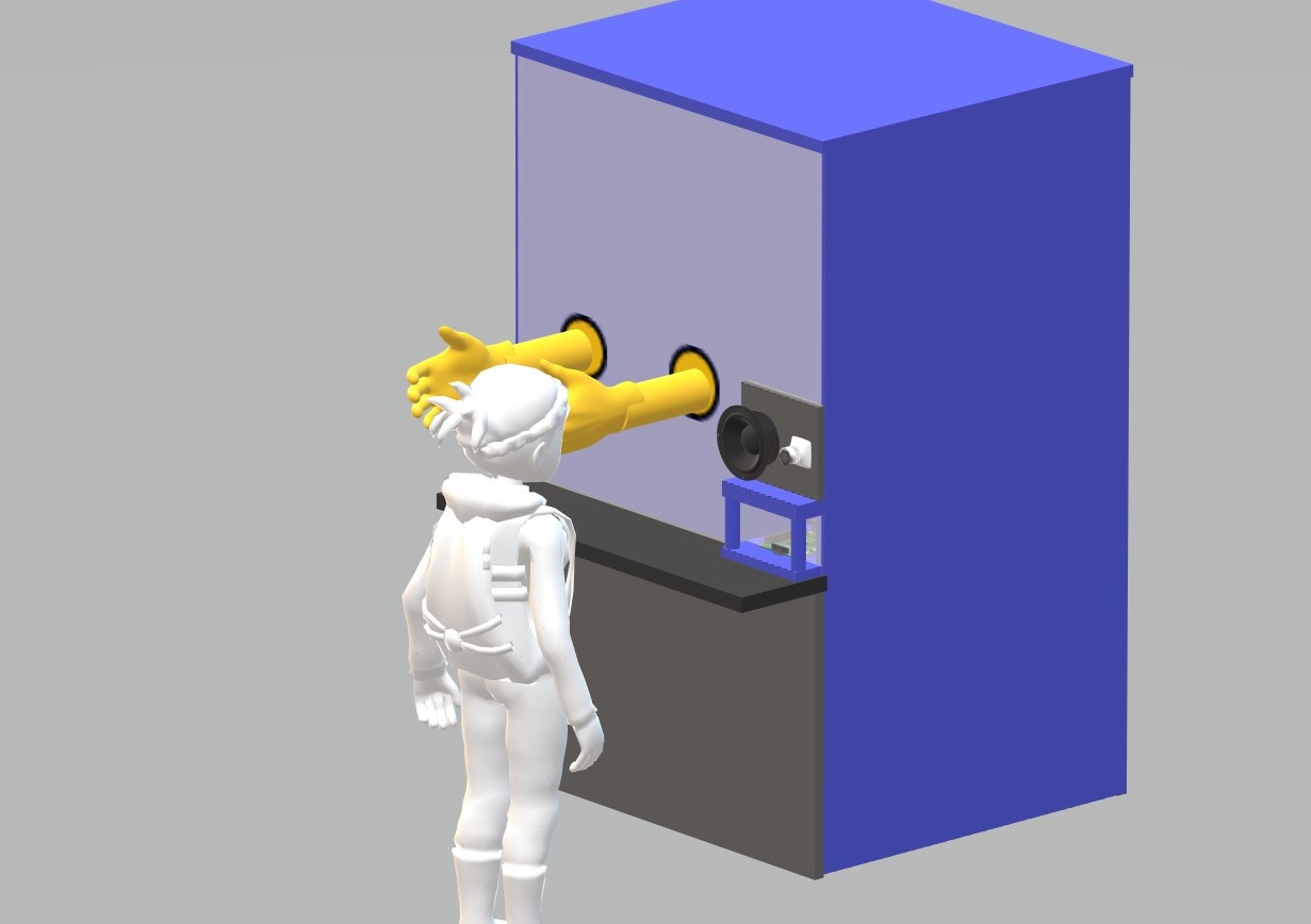 Innovative corona testing booth